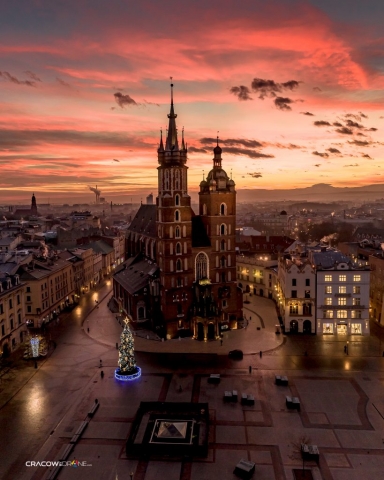 plakat Kościół Mariacki w Krakowie