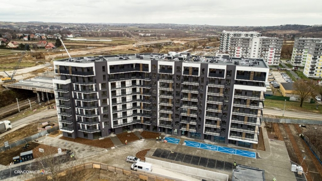zdjęcia nowego osiedla z drona