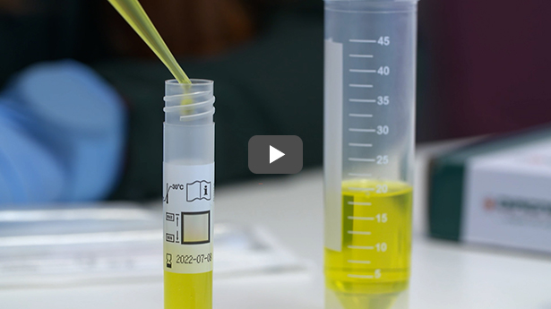 Film instruktażowy: Diagnostyka - Pobranie moczu <br>Klient: Diagnostyka S.A. <br>Zdjęcia: Krzysztof Kalisz <br>Montaż: Iga Kalisz